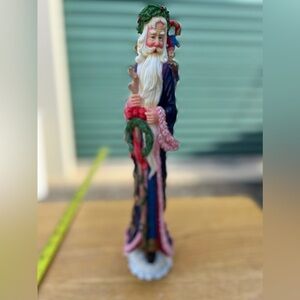 Vintage Lenox Pencil Santa- “The Wreath Bearer”